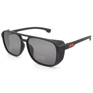 Спортни слънчеви очила мъжки UV400 – черен модел със странична защита