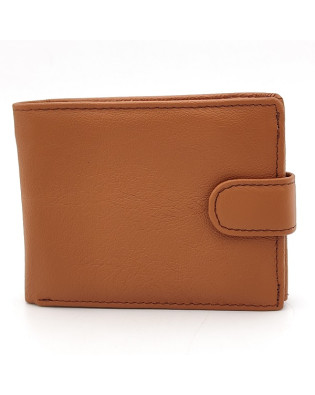 Мъжки портфейл от естествена кожа цвят Camel с много отделения за карти Мъжки портфейл от естествена кожа цвят Camel с много отделения за карти