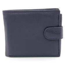 Мъжки портфейл изчистен тъмно син от естествена кожа Мъжки портфейл изчистен тъмно син от естествена кожа