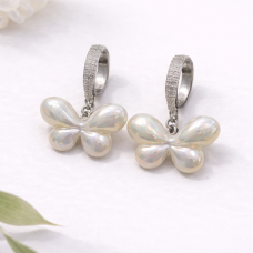 Висящи обеци със закопчаване пеперуди