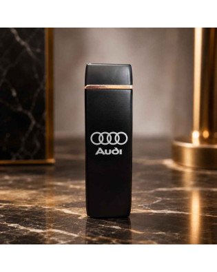 Луксозна електрическа запалка AUDI с волтова дъга – черна