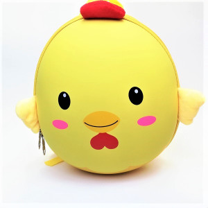 Детска раница пиленце – твърда 3D раница за ясла и градина