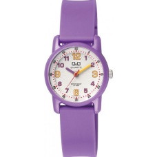 Детски часовник за момиче в лилаво с цифри Q&Q-VR41J001Y