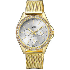 Дамски аналогов часовник златист метален Q&Q- CE01J001Y