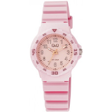 Детски часовник за момиче розов воден с цифри Q&Q- VR19J017Y