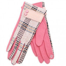 Дамски ръкавици розови луксозни