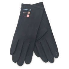 Стилни дамски ръкавици черни