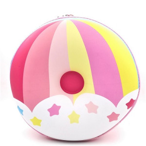 Детска раница поничка с дъга – розова 3D раница за момиче Детска раница поничка с дъга – розова 3D раница за момиче