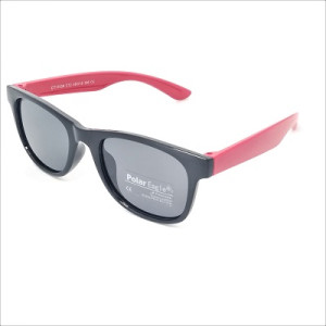 Детски слънчеви очила за момче с червени дръжки спортен модел Polaroid