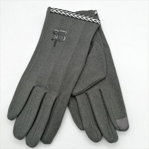 Луксозни мъжки ръкавици в сиво Calvin Klein