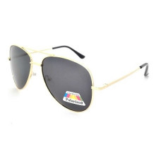 Слънчеви очила Polaroid бъбрек със златиста рамка