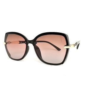 Дамски слънчеви очила в кафяво евтини