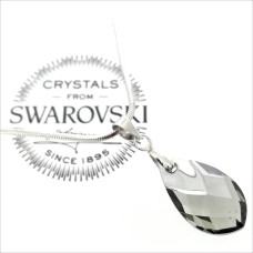 Колие Swarovski Black Diamond-18mm