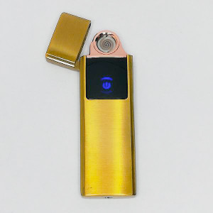 USB запалка златиста с реотан и тъч